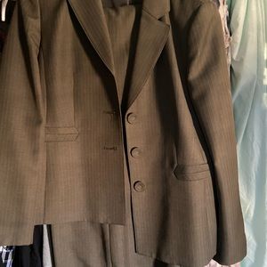 Blazer and pants set, brown